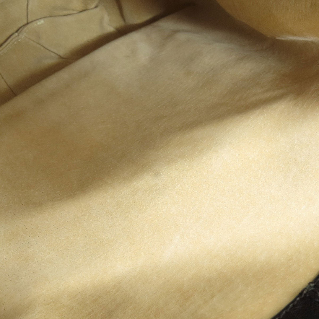 HIROFU Backpack leather black logo