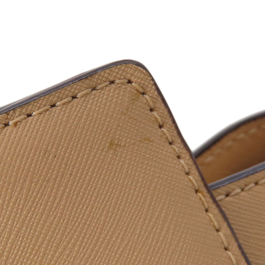 MICHAEL KORS Handbag leather beige 2WAY Women Used Authentic