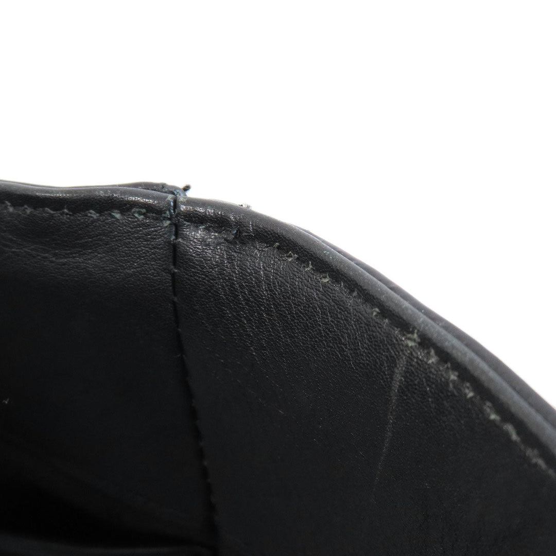 COLE HAAN Tote Bag leather black Simple design Women Used Authentic