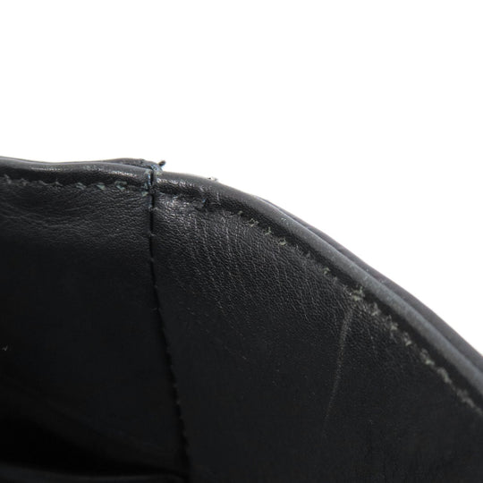 COLE HAAN Tote Bag leather black Simple design Women Used Authentic