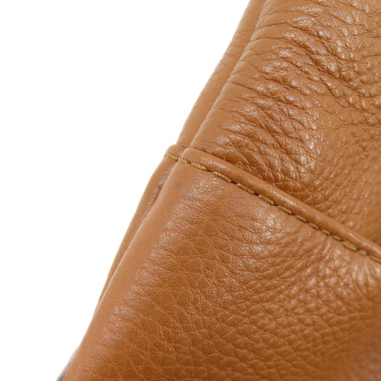 MICHAEL KORS Handbag leather Brown logo Women Used Authentic