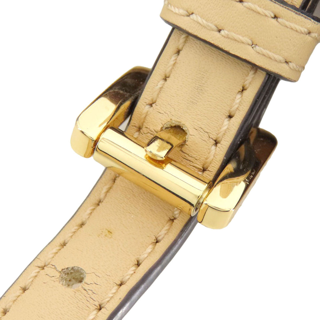 MICHAEL KORS Handbag leather Brown logo Women Used Authentic