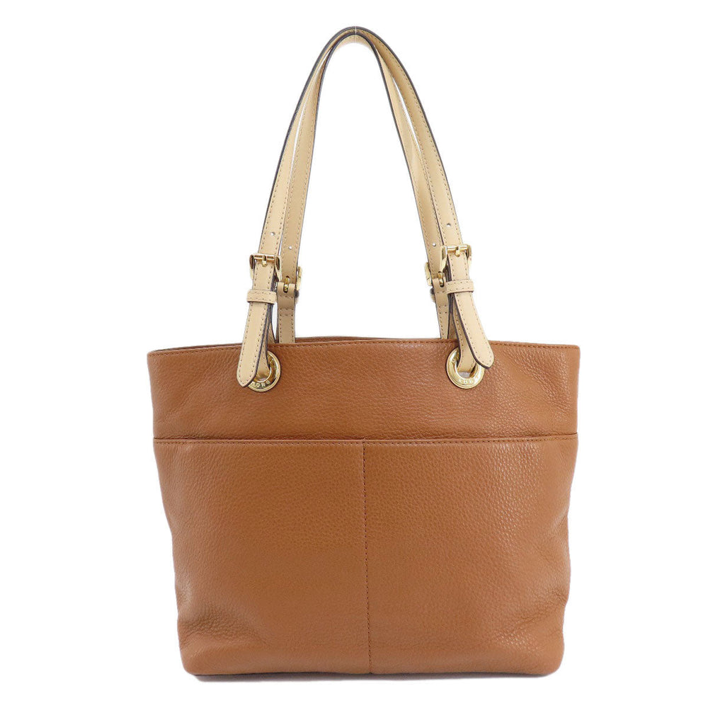 MICHAEL KORS Handbag leather Brown logo Women Used Authentic