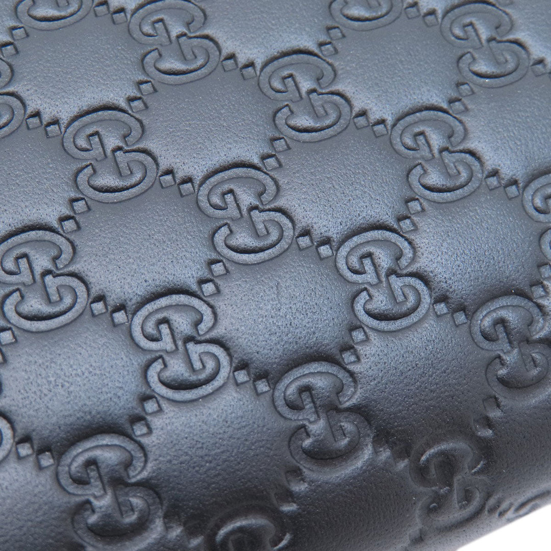 GUCCI Bifold Wallet 544472 leather black Micro Gucci Shima outlet mens Used Authentic