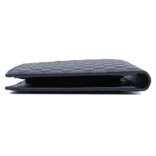 GUCCI Bifold Wallet 544472 leather black Micro Gucci Shima outlet mens Used Authentic