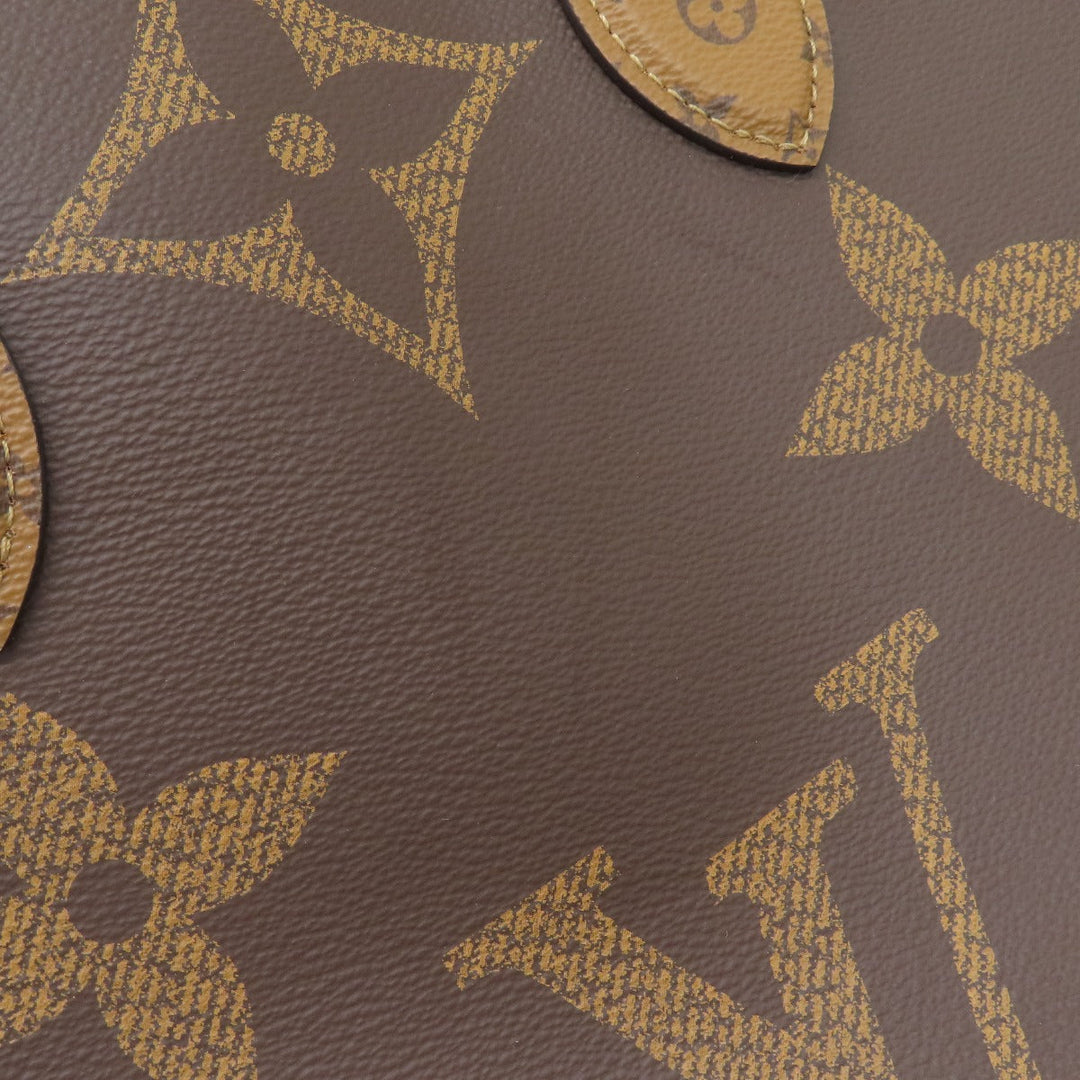 LOUIS VUITTON Tote Bag M44576 Monogram reverse Brown On the Go GM Monogram Giant Women Used Authentic