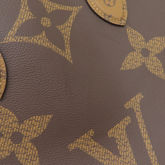 LOUIS VUITTON Tote Bag M44576 Monogram reverse Brown On the Go GM Monogram Giant Women Used Authentic