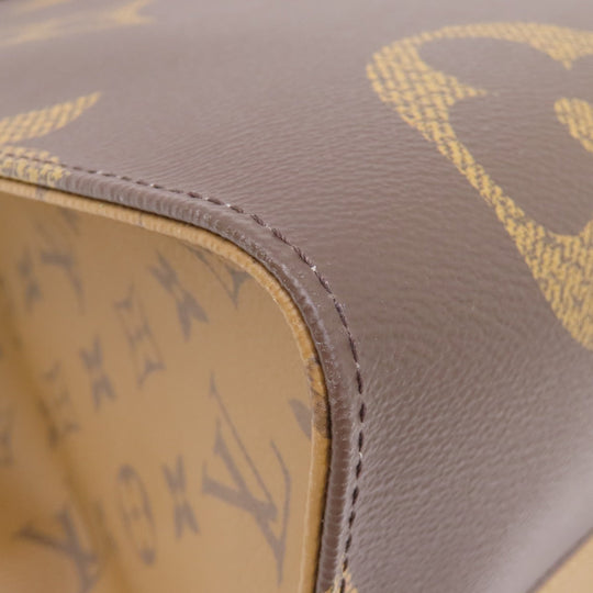 LOUIS VUITTON Tote Bag M44576 Monogram reverse Brown On the Go GM Monogram Giant Women Used Authentic