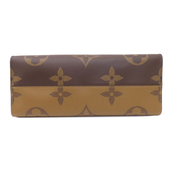 LOUIS VUITTON Tote Bag M44576 Monogram reverse Brown On the Go GM Monogram Giant Women Used Authentic
