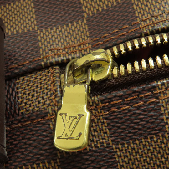 LOUIS VUITTON Shoulder Bag N45255 Damier canvas Brown Naviglio Damier Ebene Women Used Authentic