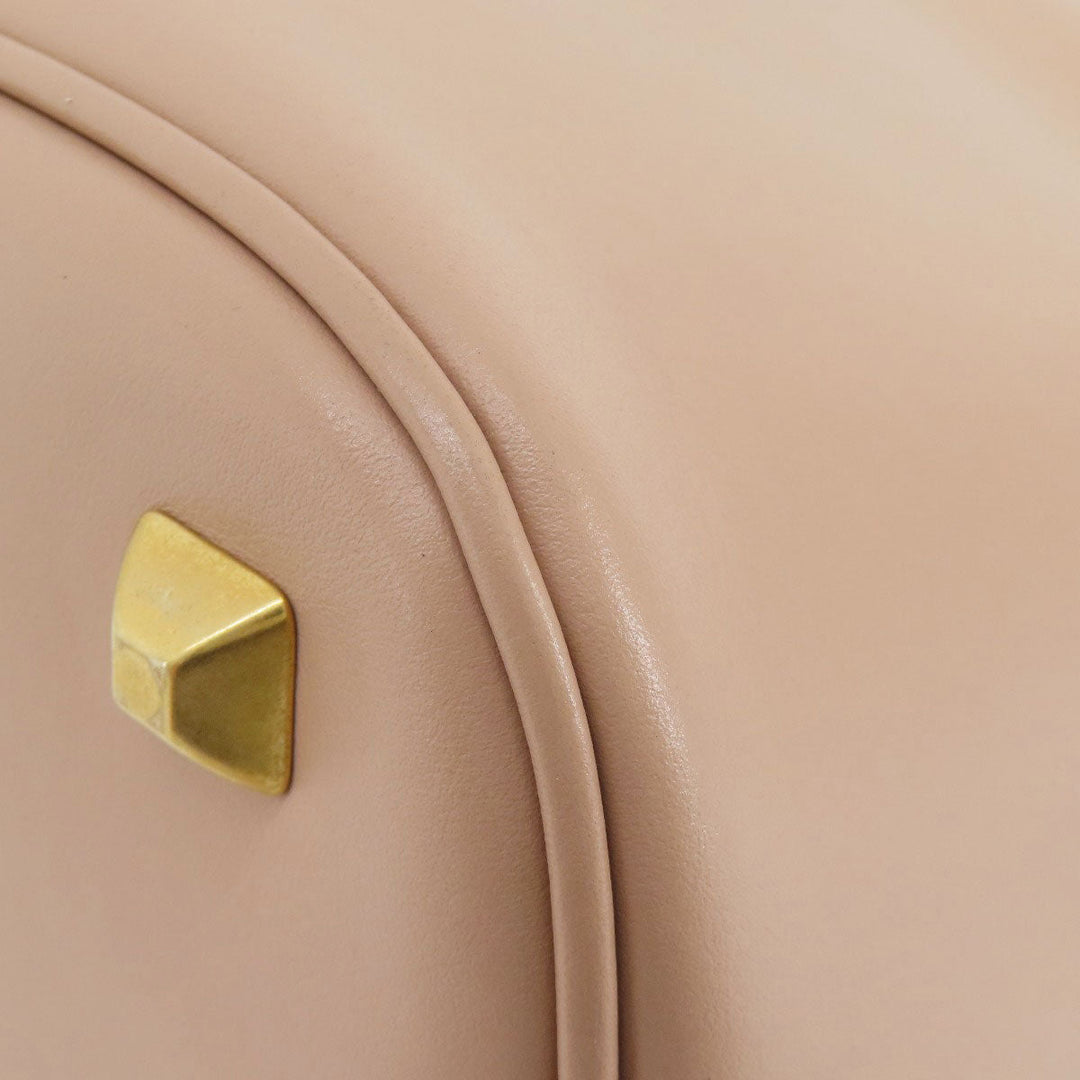 Maison Margiela Tote Bag leather pink 2WAY Women Used Authentic