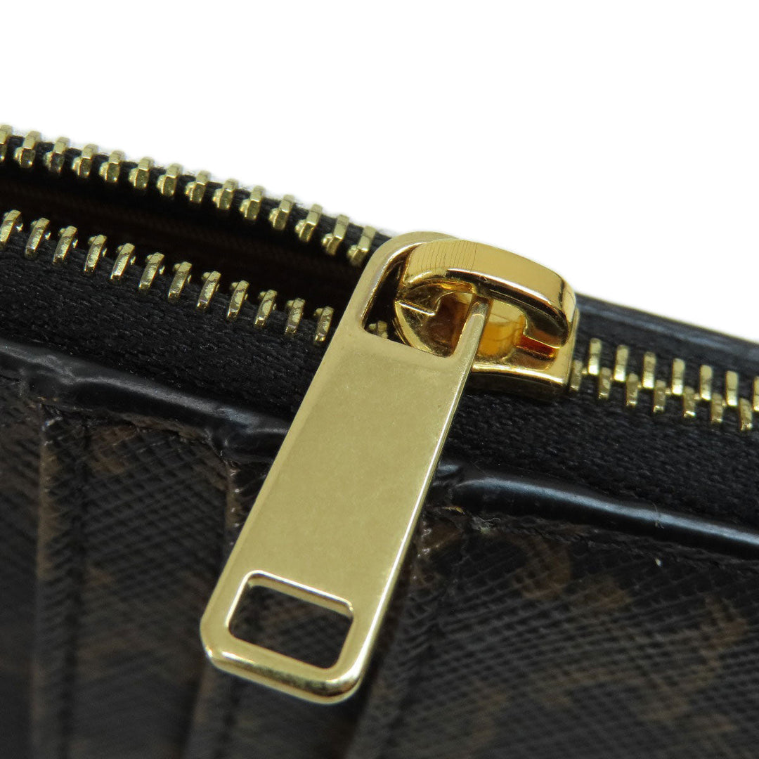 CELINE Coin case PVC Brown Triomphe