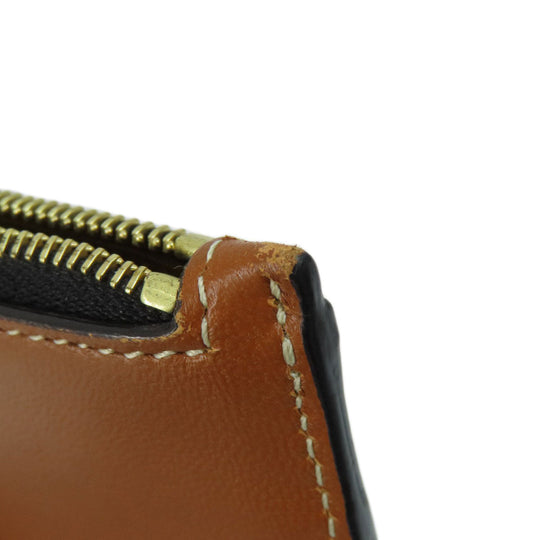 CELINE Coin case PVC Brown Triomphe