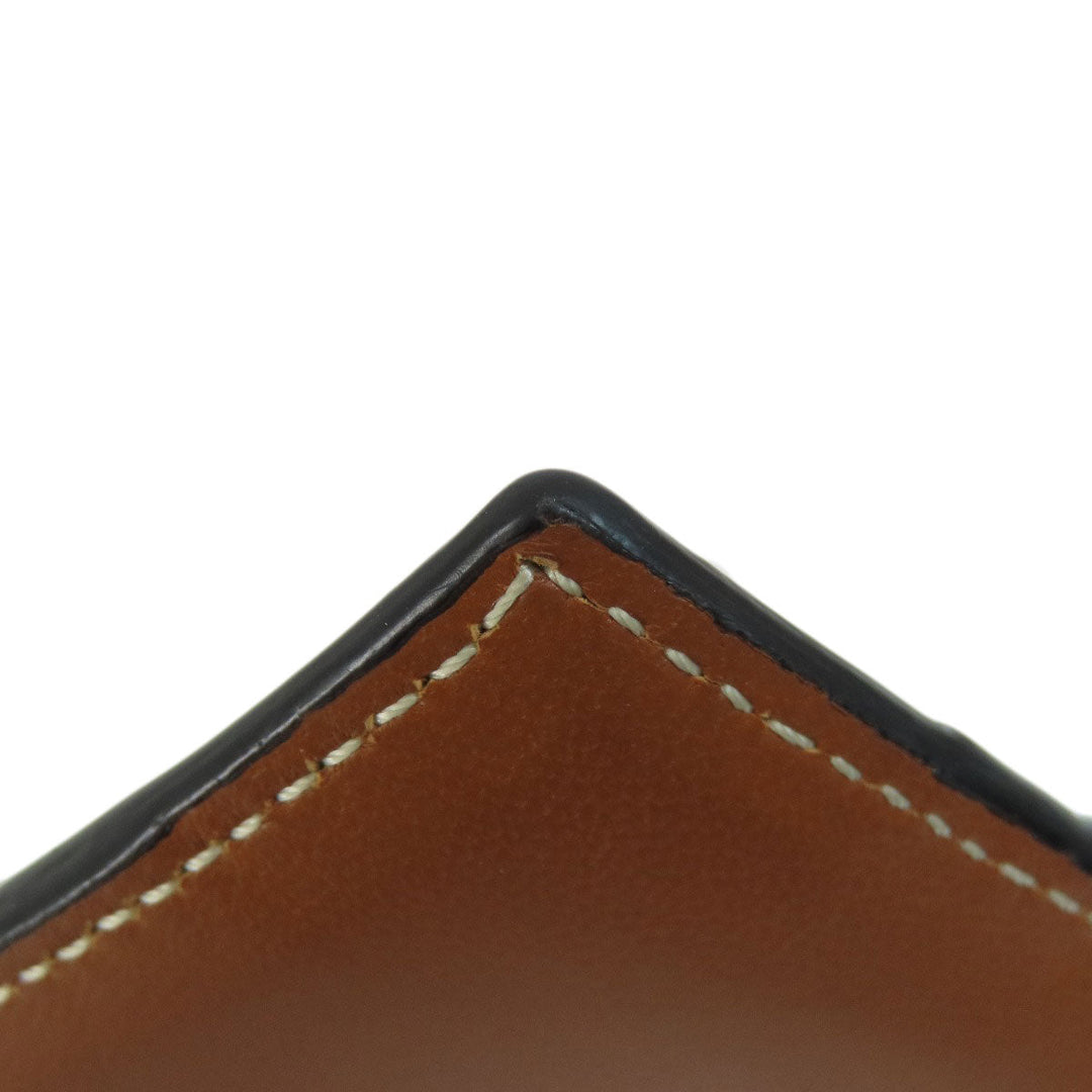 CELINE Coin case PVC Brown Triomphe