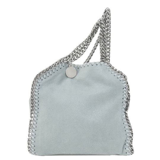 Stella McCartney Handbag polyester blue Falabella 2WAY Women Used Authentic