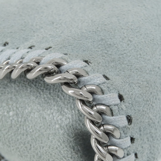 Stella McCartney Handbag polyester blue Falabella 2WAY Women Used Authentic