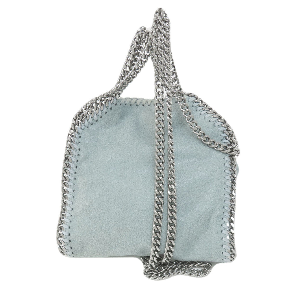 Stella McCartney Handbag polyester blue Falabella 2WAY Women Used Authentic