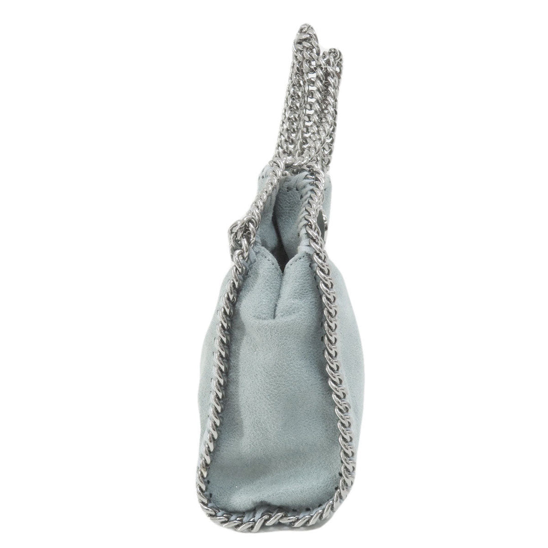 Stella McCartney Handbag polyester blue Falabella 2WAY Women Used Authentic