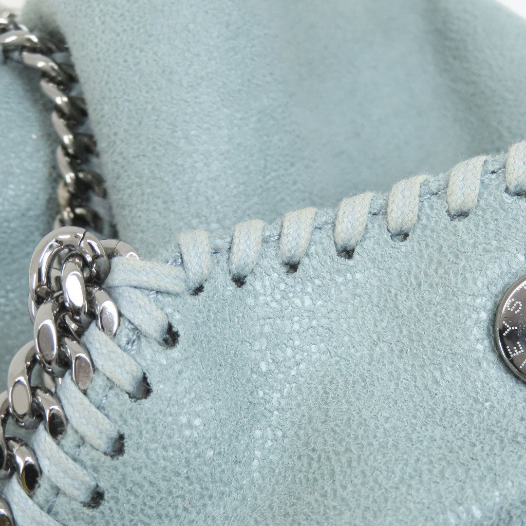 Stella McCartney Handbag polyester blue Falabella 2WAY Women Used Authentic