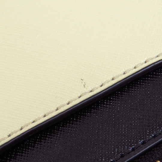 MARC JACOBS Shoulder Bag PVC white Snapshot Double J