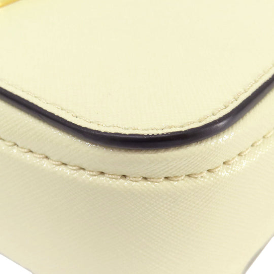 MARC JACOBS Shoulder Bag PVC white Snapshot Double J