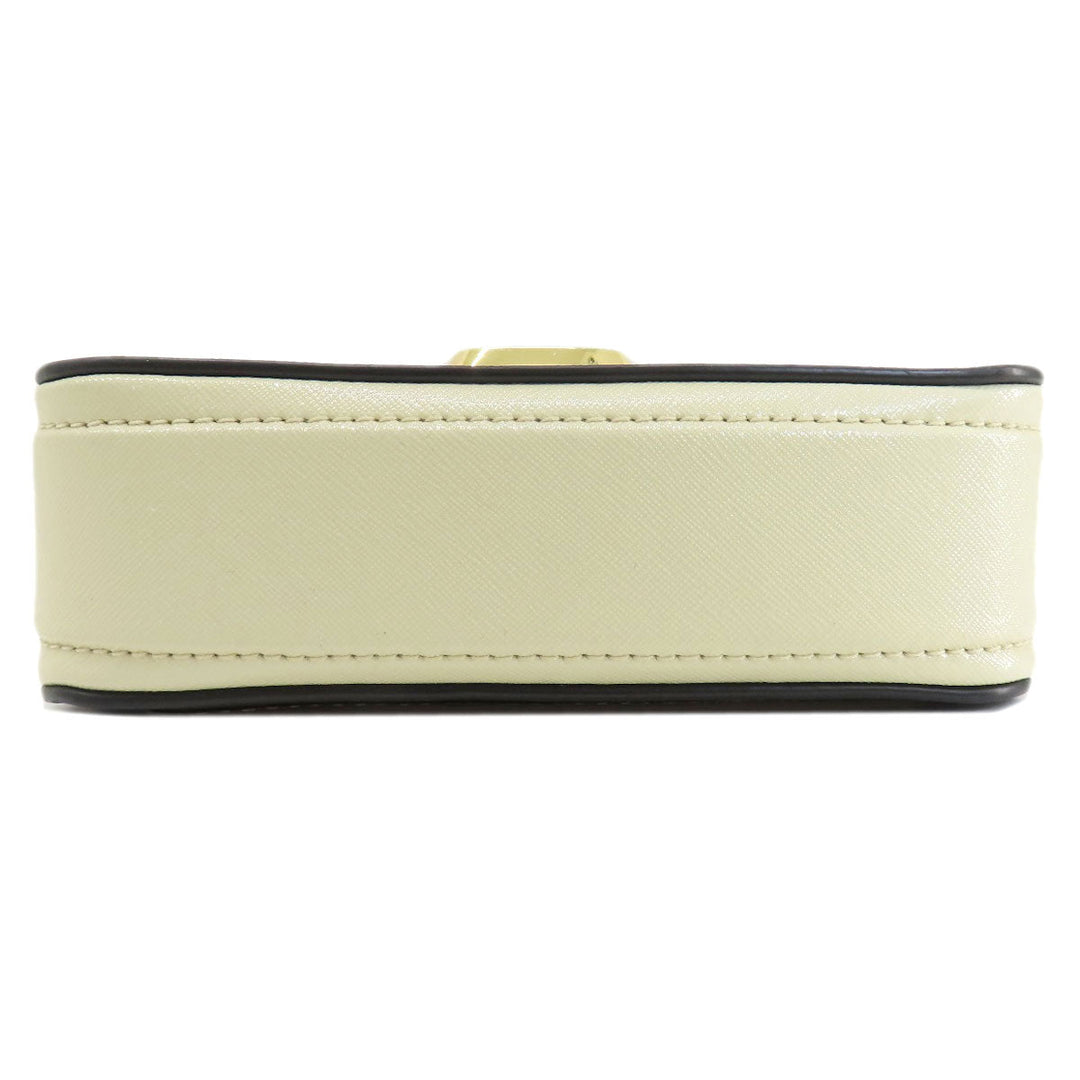 MARC JACOBS Shoulder Bag PVC white Snapshot Double J