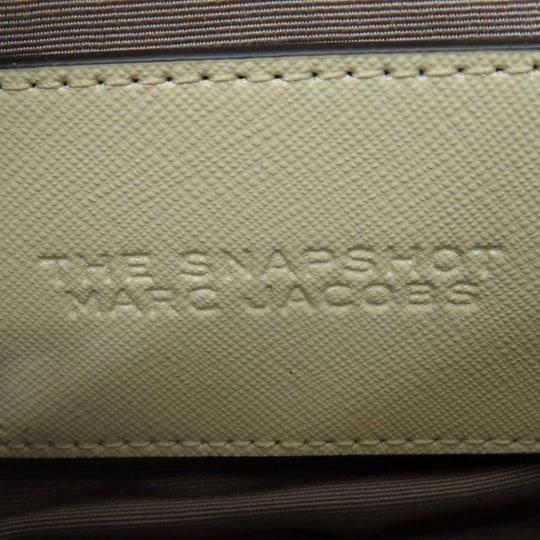 MARC JACOBS Shoulder Bag PVC white Snapshot Double J