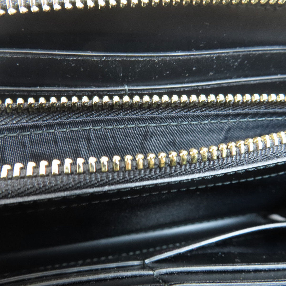Paul Smith Long Wallet Purse leather black Multistripe