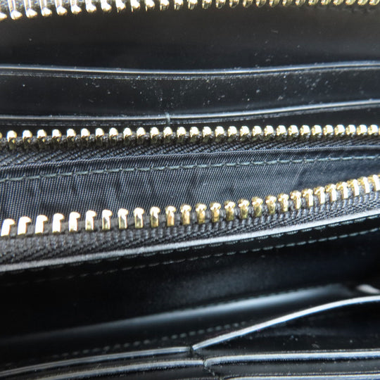 Paul Smith Long Wallet Purse leather black Multistripe
