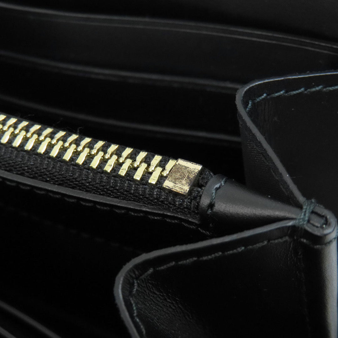 Paul Smith Long Wallet Purse leather black Multistripe