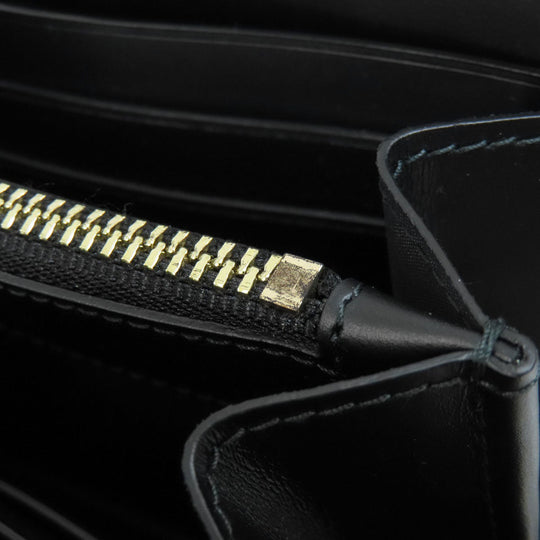 Paul Smith Long Wallet Purse leather black Multistripe