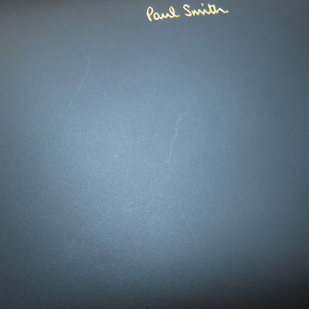 Paul Smith Long Wallet Purse leather black Multistripe
