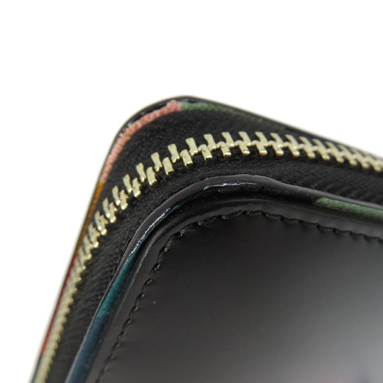 Paul Smith Long Wallet Purse leather black Multistripe