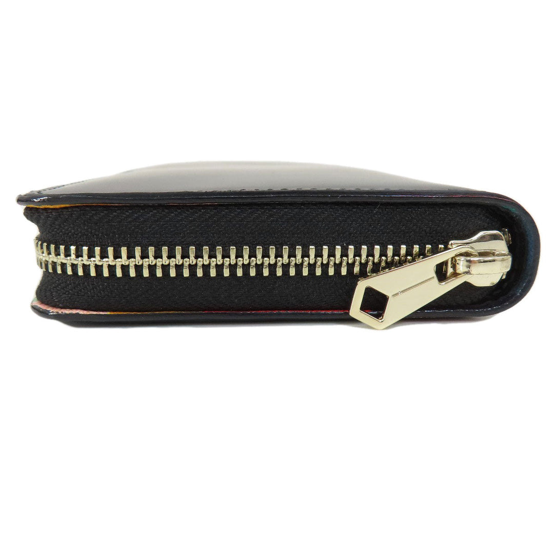 Paul Smith Long Wallet Purse leather black Multistripe