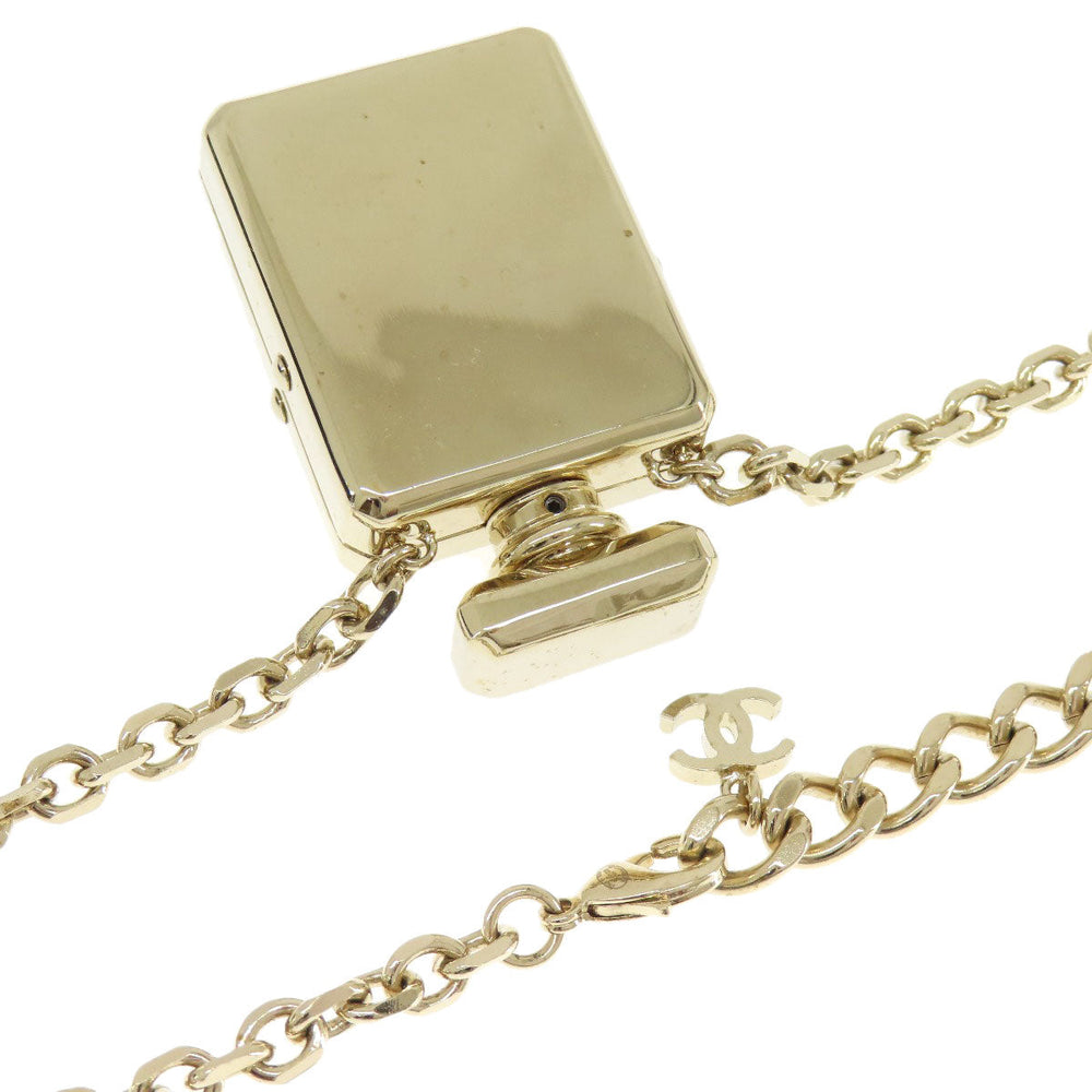 CHANEL Necklace metallic gold Bottle Necklace COCO Mark Women Used Authentic
