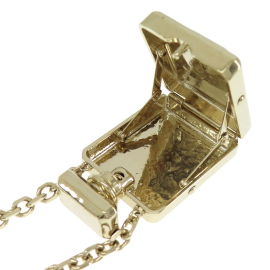 CHANEL Necklace metallic gold Bottle Necklace COCO Mark Women Used Authentic