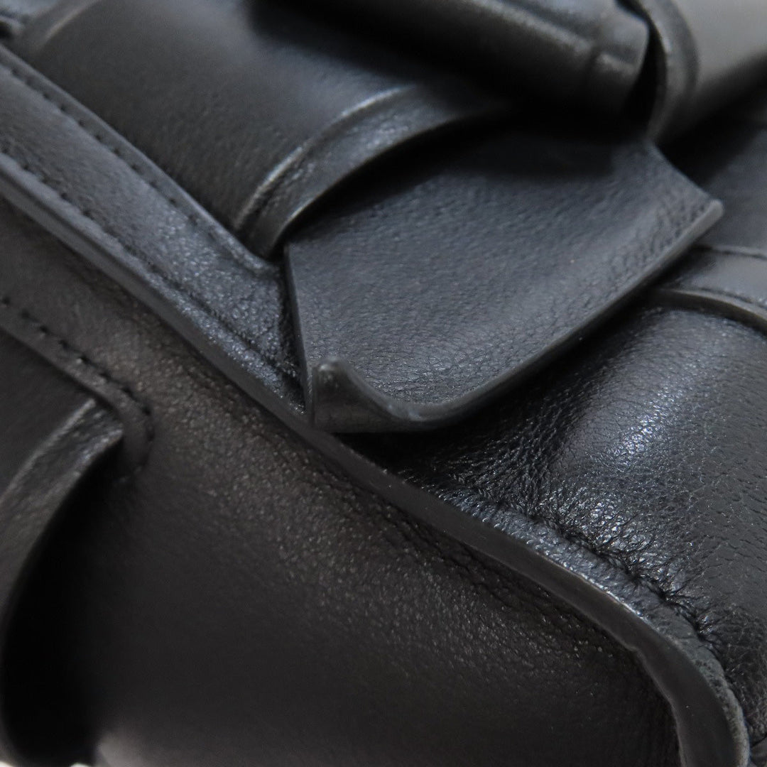 MULBERRY Handbag leather black 2WAY Women Used Authentic