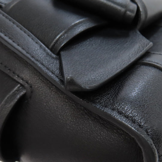 MULBERRY Handbag leather black 2WAY Women Used Authentic