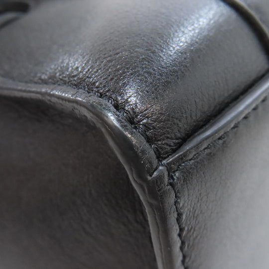 MULBERRY Handbag leather black 2WAY Women Used Authentic