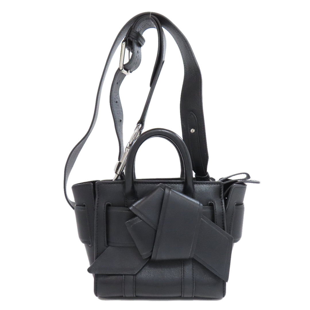 MULBERRY Handbag leather black 2WAY Women Used Authentic