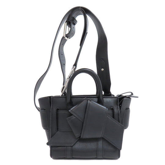MULBERRY Handbag leather black 2WAY Women Used Authentic