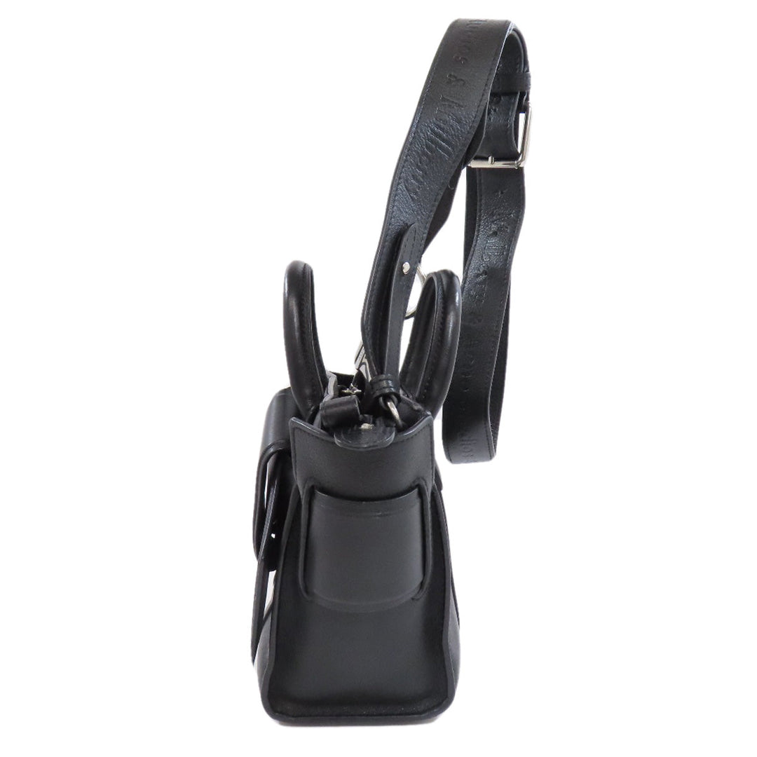 MULBERRY Handbag leather black 2WAY Women Used Authentic
