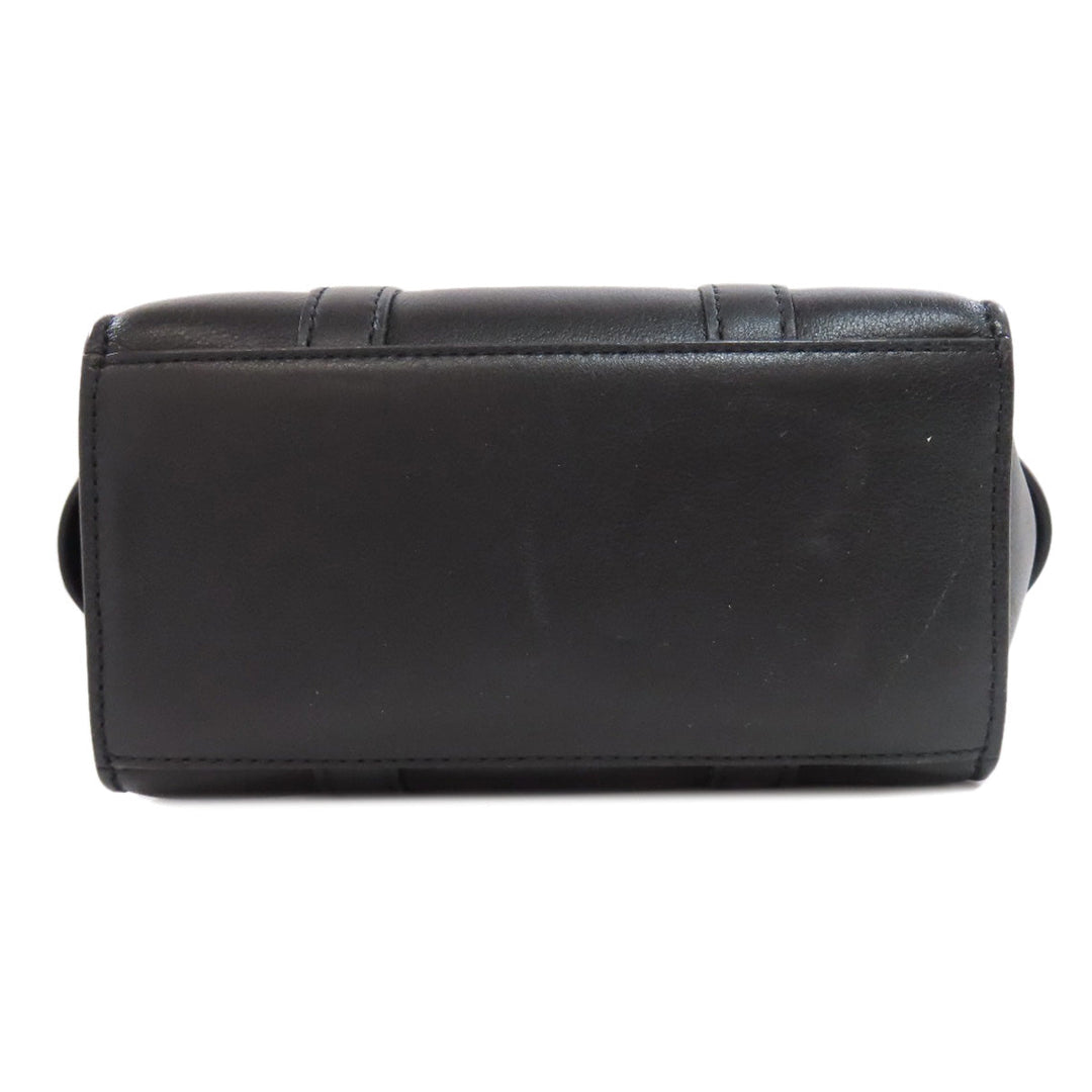 MULBERRY Handbag leather black 2WAY Women Used Authentic
