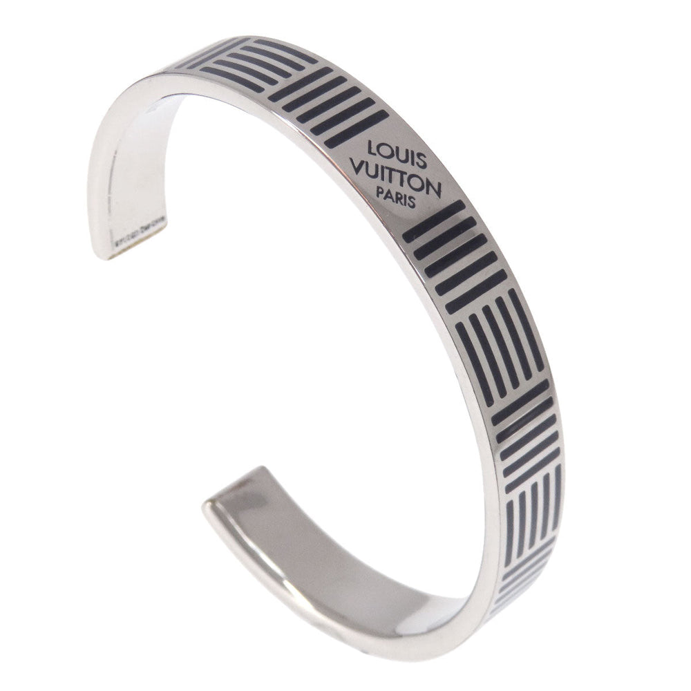LOUIS VUITTON bracelet M62492 Brass, Enamel Silver Jonque Damier Colors mens(Unisex) Used Authentic