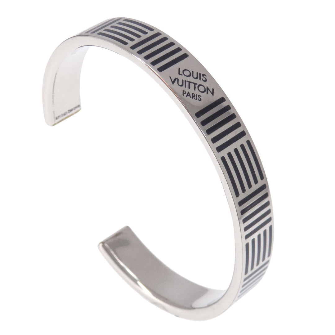 LOUIS VUITTON bracelet M62492 Brass, Enamel Silver Jonque Damier Colors mens(Unisex) Used Authentic