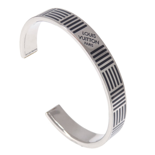 LOUIS VUITTON bracelet M62492 Brass, Enamel Silver Jonque Damier Colors mens(Unisex) Used Authentic