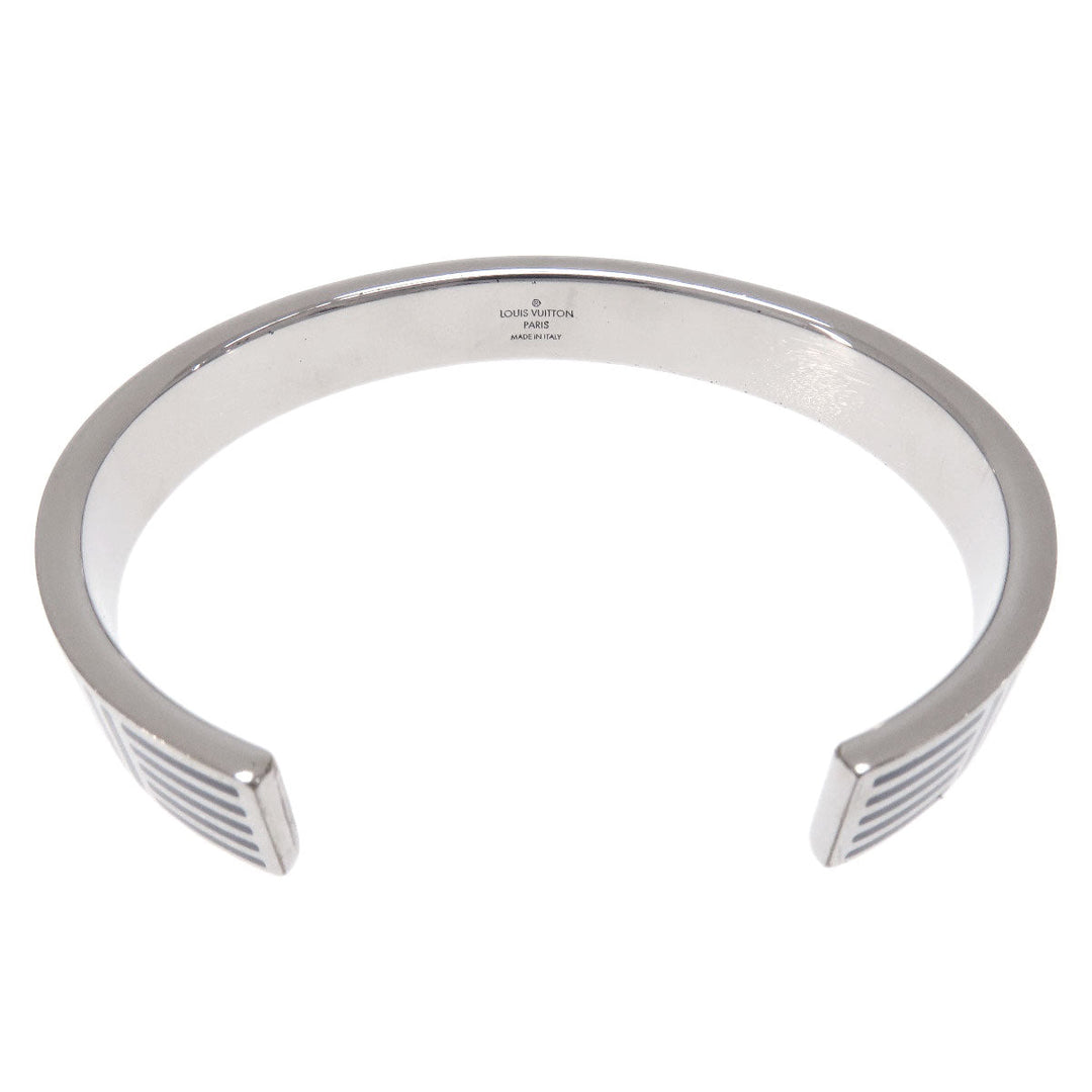 LOUIS VUITTON bracelet M62492 Brass, Enamel Silver Jonque Damier Colors mens(Unisex) Used Authentic