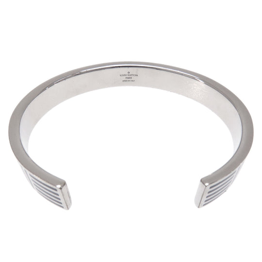 LOUIS VUITTON bracelet M62492 Brass, Enamel Silver Jonque Damier Colors mens(Unisex) Used Authentic