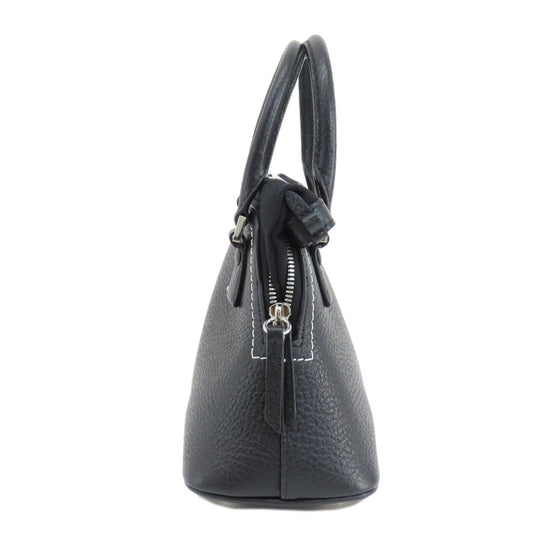 Maison Margiela Handbag leather black 5AC 2WAY