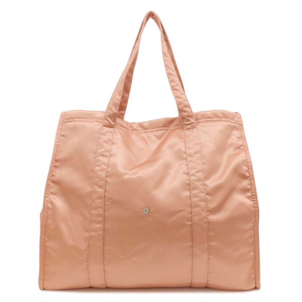 FENDI Tote Bag Nylon pink logo Women Used Authentic